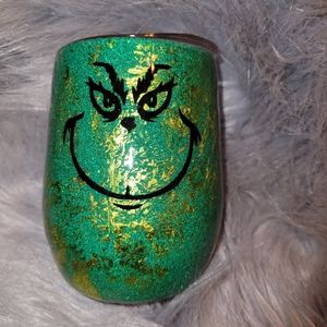 Grinch wine tumbler